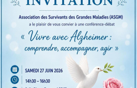 Conférence "Vivre avec Alzheimer : comprendre, accompagner, agir" - le 27 Juin 2026 